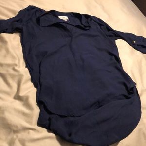 Navy blue blouse
